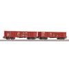 PIKO 58279, Zestaw dwóch Wagonów towarowych typ Eaos  w konstrukcji VTG do transportu buraków 1:87